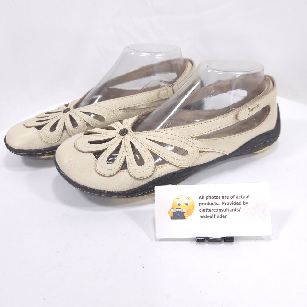 Jambu Adventure Blush Barefoot Flat Shoe Womens Size 8.5 WJ15BLU57 Off White